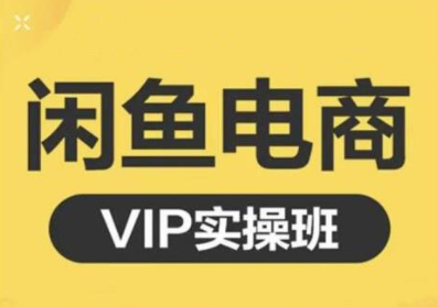 鱼客·闲鱼电商零基础入门到进阶VIP实战课程，帮助你掌握闲鱼电商所需的各项技能-汇智资源网