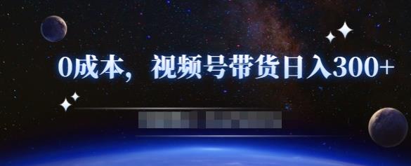 零基础视频号带货赚钱项目，0成本0门槛轻松日入300+【视频教程】-汇智资源网