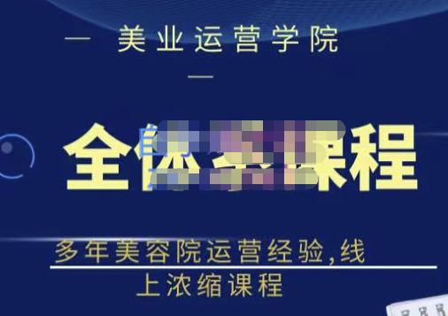 郑芳老师·网红美容院全套营销落地课程，多年美容院运营经验，线上浓缩课程-汇智资源网