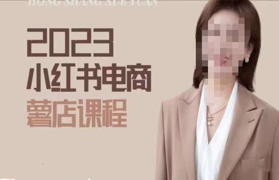 2023小红书电商课，新手小白从0~1玩转小红书薯店电商-汇智资源网