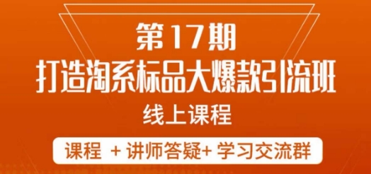 南掌柜-第17期打造淘系标品大爆款，5天线上课-汇智资源网