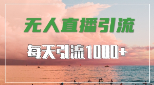 抖音快手视频号全平台通用，无人直播引流法，超暴力引流1000+高质量精准创业粉【揭秘】-汇智资源网