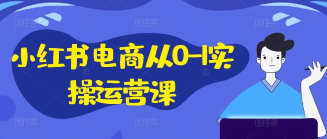 小红书电商从0-1实操运营课，小红书手机实操小红书/IP和私域课/小红书电商电脑实操板块等-汇智资源网